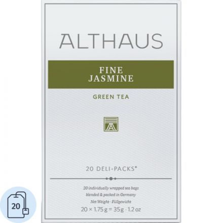 Чай Althaus Jasminе Ting Yuan зеленый, 20пакx1,75г ЧА007 Чай Althaus Jasminе Ting Yuan зеленый, 20пакx1,75г ЧА007