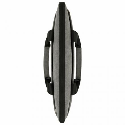 Сумка портфель HEIKKI PROFITABLE (ХЕЙКИ) с отделением для ноутбука 14", 2 кармана, серая, 26х36х3 см, 272597