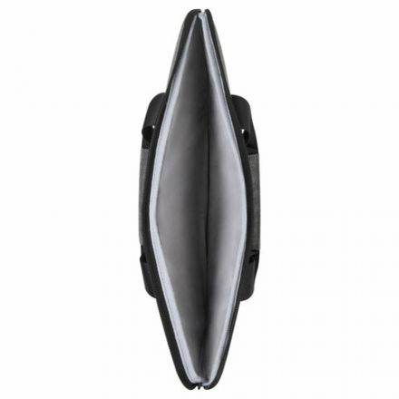 Сумка портфель HEIKKI PROFITABLE (ХЕЙКИ) с отделением для ноутбука 14", 2 кармана, серая, 26х36х3 см, 272597