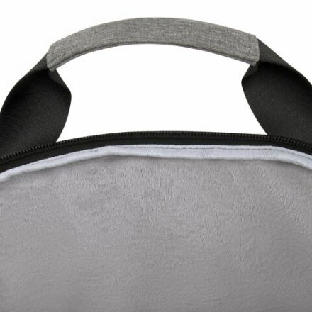 Сумка портфель HEIKKI PROFITABLE (ХЕЙКИ) с отделением для ноутбука 14", 2 кармана, серая, 26х36х3 см, 272597