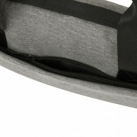 Сумка портфель HEIKKI PROFITABLE (ХЕЙКИ) с отделением для ноутбука 14", 2 кармана, серая, 26х36х3 см, 272597