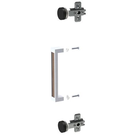 Фурнитура для двери стеклянной в алюминиевой рамке "Приоритет", лагос, КФ-939, КФ-939 лагос