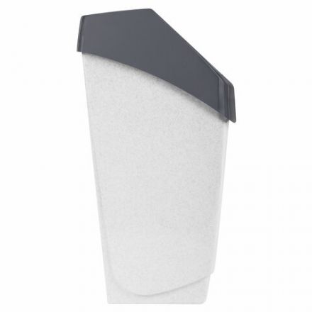 Ведро мусорное с КРЫШКОЙ (качающейся) 25 литров,"ХАПС", 55х30х28 см, серое, IDEA, М 2472 Ведро мусорное с КРЫШКОЙ (качающейся) 25 литров,"ХАПС", 55х30х28 см, серое, IDEA, М 2472