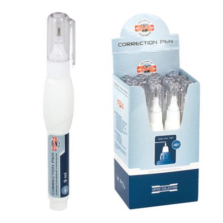 Ручка-корректор KOH-I-NOOR, 9 мл, металлический наконечник, 737294K Ручка-корректор KOH-I-NOOR, 9 мл, металлический наконечник, 737294K