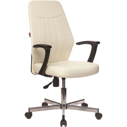 Кресло SK6_VB_EChair-224 DSL PPU к/з бежевый OR-10, хром