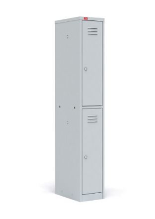 Шкаф для одежды металлический ШРМ-12 медицинский (300x500x1860 мм)