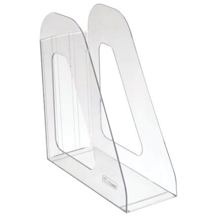 Лоток вертикальный для бумаг "Фаворит" (233х240 мм), ширина 90 мм, прозрачный, ЛТВ-30498 Лоток вертикальный для бумаг "Фаворит" (233х240 мм), ширина 90 мм, прозрачный, ЛТВ-30498