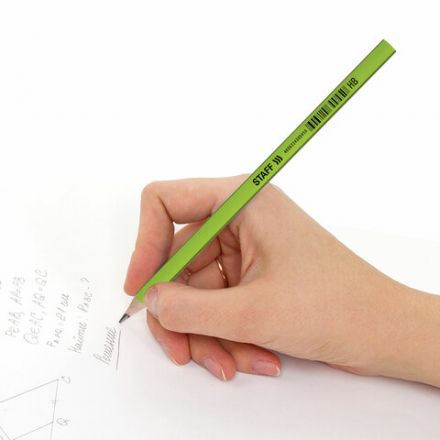 Карандаш чернографитный STAFF "Basic" BLP-743, 1 шт., НВ, пластиковый, корпус ассорти, 181743 Карандаш чернографитный STAFF "Basic" BLP-743, 1 шт., НВ, пластиковый, корпус ассорти, 181743