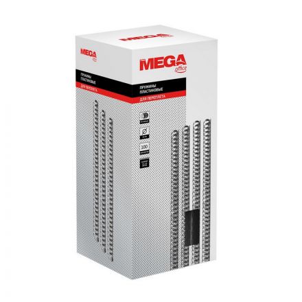 Пружины для переплета пластиковые Promega office 16 мм черные (100 штук в упаковке) Пружины для переплета пластиковые Promega office 16 мм черные (100 штук в упаковке)