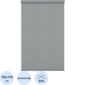 Рулонная штора Комус Мебель Stars - W1985 V610, 150х170, серый