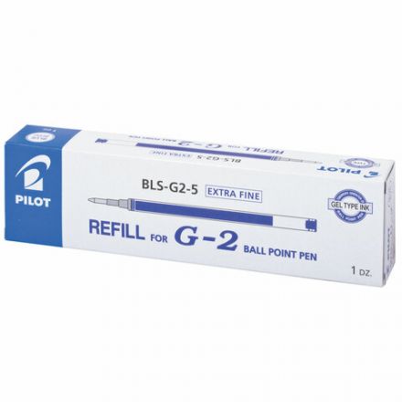 Стержень гелевый PILOT, 110 мм, СИНИЙ, узел 0,5 мм, линия письма 0,3 мм, BLS-G2-5 Стержень гелевый PILOT, 110 мм, СИНИЙ, узел 0,5 мм, линия письма 0,3 мм, BLS-G2-5