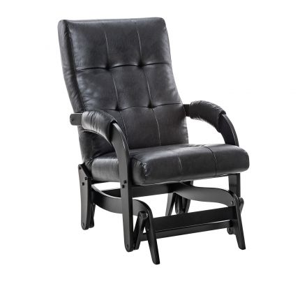 Кресло-маятник Leset Спринг, Венге, Dundi 109, Экокожа