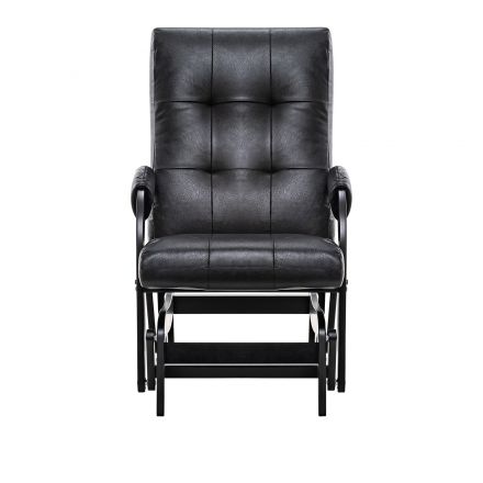 Кресло-маятник Leset Спринг, Венге, Dundi 109, Экокожа