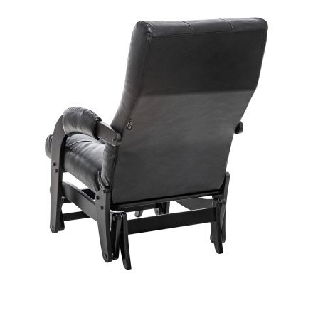 Кресло-маятник Leset Спринг, Венге, Dundi 109, Экокожа