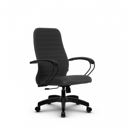 Кресло Метта SU-CP-10 темно-серое/темно-серое Pl