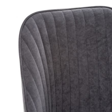 Стул Leset Арман Графит, Ткань Велюр Стул Leset Арман Графит, Ткань Велюр