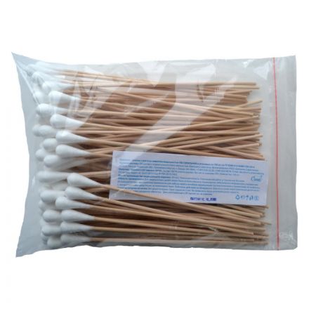 Зонд тампон (палочка) нестер. дер./хлпк 20см(L) Россия 100шт/уп.Е.Савостин Зонд тампон (палочка) нестер. дер./хлпк 20см(L) Россия 100шт/уп.Е.Савостин