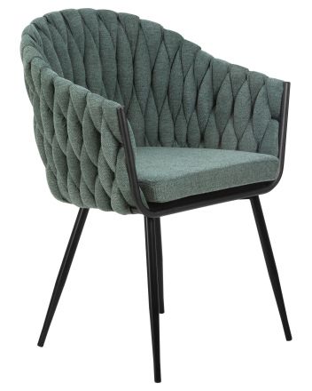 Стул обеденный DOBRIN MATILDA, зеленая ткань (LAR 275-23) Стул обеденный DOBRIN MATILDA, зеленая ткань (LAR 275-23)