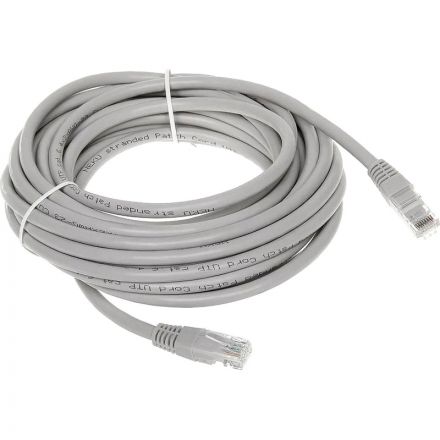 Патч-корд ExeGate UTP-RJ45-RJ45-5e-CU-20M-GY, 5e, 20м, серый <EX282018RUS