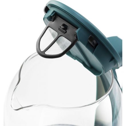 Чайник Kitfort 640-4-КT, 1850-2200 Вт, 1.7 л, изумрудный Чайник Kitfort 640-4-КT, 1850-2200 Вт, 1.7 л, изумрудный