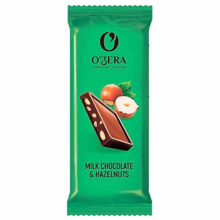 Шоколад порционный O'ZERA "Milk & Hazelnuts" молочный с фундуком, 720 г (30 шт. по 24 г), РРХ561 Шоколад порционный O'ZERA "Milk & Hazelnuts" молочный с фундуком, 720 г (30 шт. по 24 г), РРХ561