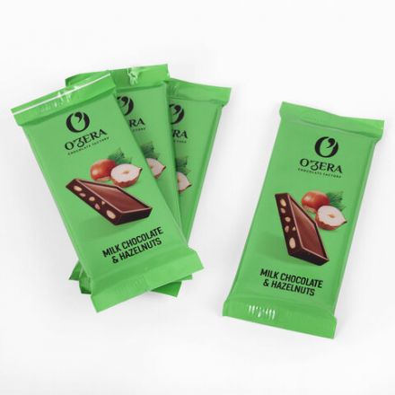 Шоколад порционный O'ZERA "Milk & Hazelnuts" молочный с фундуком, 720 г (30 шт. по 24 г), РРХ561 Шоколад порционный O'ZERA "Milk & Hazelnuts" молочный с фундуком, 720 г (30 шт. по 24 г), РРХ561