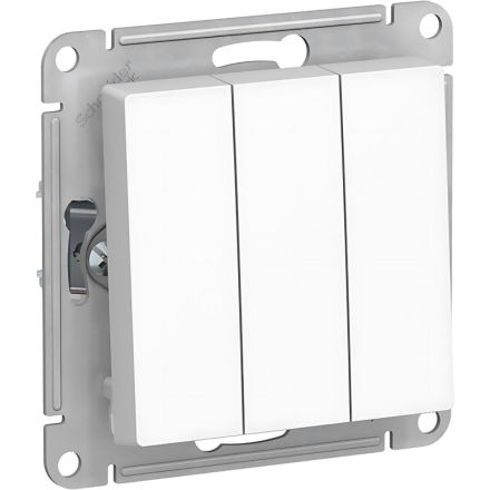 Выключатель 3-кл. СП AtlasDesign 10А IP20 (сх 1+1+1) 10AX бел. SE ATN000131