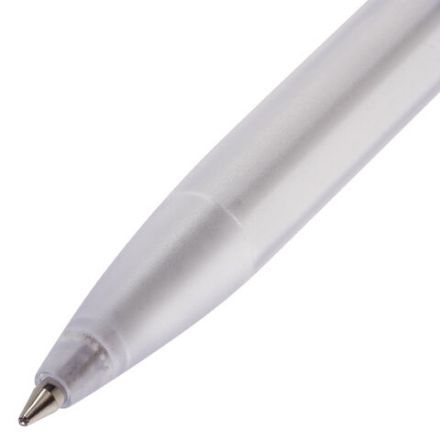 Ручка шариковая масляная BRAUBERG "OIL PEN", СИНЯЯ, корпус прозрачный, 0,7 мм, линия 0,35 мм, 141476