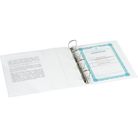 Папка Панорама на 4-х кольцах BANTEX 1207 75мм Россия