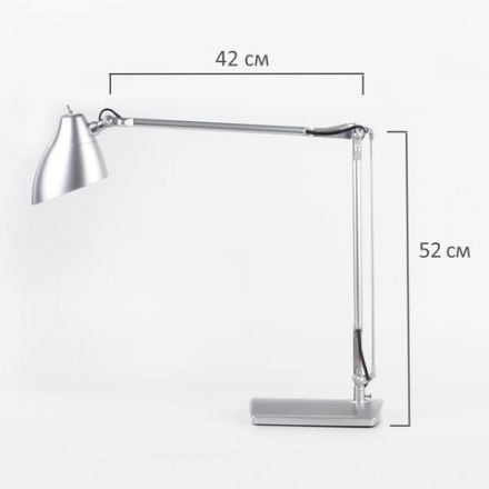 Настольная лампа / светильник SONNEN PH-104, на подставке, LED, 8 Вт, металлический корпус, серый, 236691 Настольная лампа / светильник SONNEN PH-104, на подставке, LED, 8 Вт, металлический корпус, серый, 236691