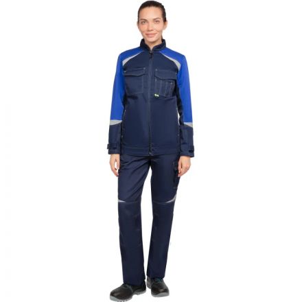 Куртка летняя жен л23-КУ син/вас (р.56-58) 158-164 (серия Л)