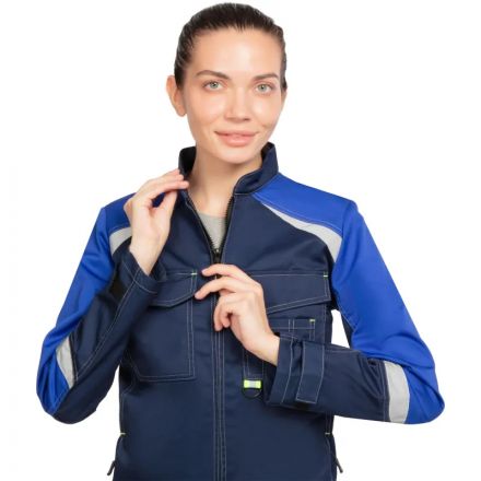 Куртка летняя жен л23-КУ син/вас (р.56-58) 158-164 (серия Л)