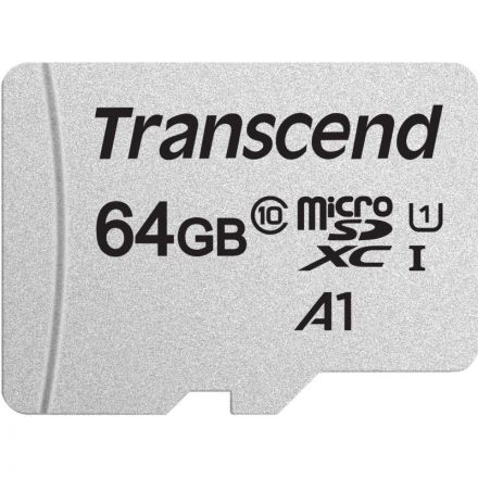 Карта памяти Transcend 300S microSDXC 64Gb UHS-I Cl10 +ад, TS64GUSD300S-A