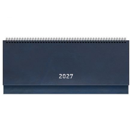 Планинг датированный 2027г., 64л., 285*100, бумвинил, BG, синий