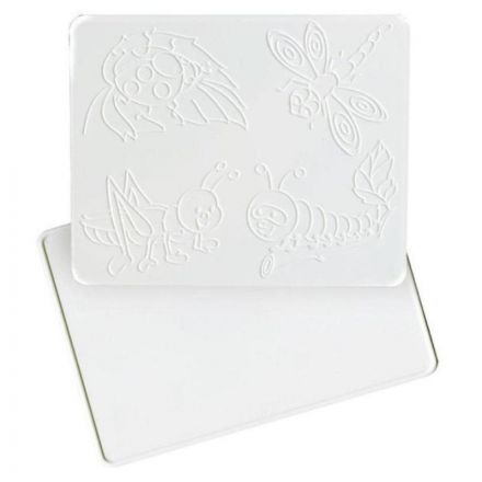 Доска для лепки А5 с рельефным трафаретом Доска для лепки А5 с рельефным трафаретом