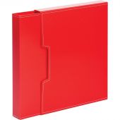Папка файловая на 80 файлов в коробе красный