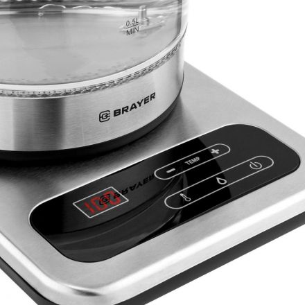 Чайник электрический BRAYER BR1003, 2200Вт.1,7 л, стекл Чайник электрический BRAYER BR1003, 2200Вт.1,7 л, стекл
