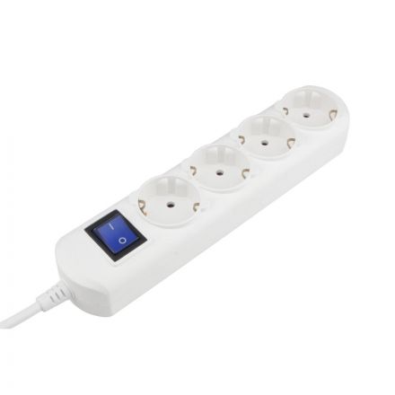 Удлинитель Power Cube 3 м, 4р с/з, с выкл.16А бел. (PC-5B-3M)