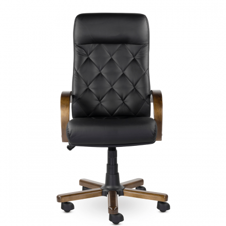 Кресло К-10 Верона В дерево D8 (темный орех) К01 (черный) Кресло К-10 Верона В дерево D8 (темный орех) К01 (черный)