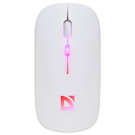 Мышь беспроводная DEFENDER TOUCH MM-997, USB, 3 кнопки+1 колесо-кнопка, оптическая, белая, 52998
