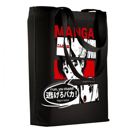 Сумка для покупок шоппер Black Manga Anime 34х36 см, 16-004-02/34 Сумка для покупок шоппер Black Manga Anime 34х36 см, 16-004-02/34