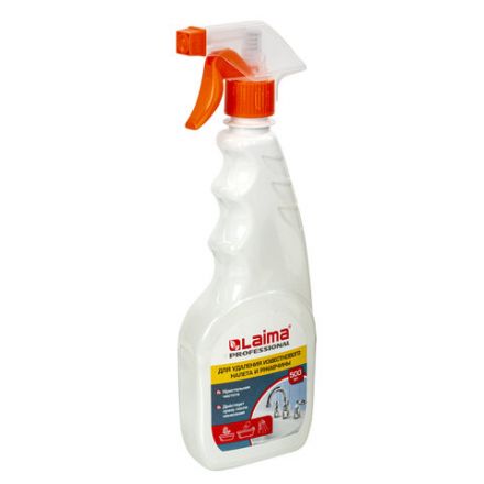 Средство для удаления известкового налета и ржавчины 500 мл LAIMA PROFESSIONAL, 606375 Средство для удаления известкового налета и ржавчины 500 мл LAIMA PROFESSIONAL, 606375