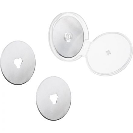 Лезвие для ножей раскройных запасное TOPFORT 45мм,сталь SK5,3шт/уп Лезвие для ножей раскройных запасное TOPFORT 45мм,сталь SK5,3шт/уп