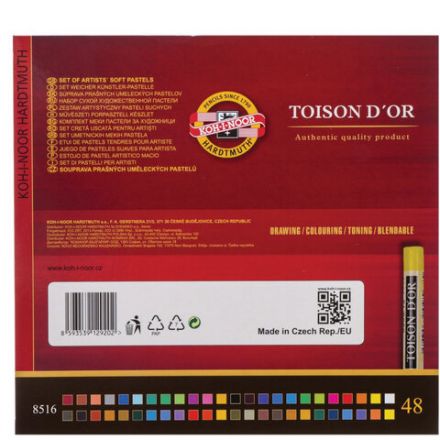 Пастель сухая 48 ЦВЕТОВ KOH-I-NOOR "Toison D'or", мягкая, 8516/48, 8516048005KS Пастель сухая 48 ЦВЕТОВ KOH-I-NOOR "Toison D'or", мягкая, 8516/48, 8516048005KS