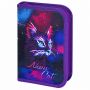 Пенал BRAUBERG с наполнением, 1 отделение, 1 откидная планка, 24 предмета, 21х14 см, "Neon cat", 271523 Пенал BRAUBERG с наполнением, 1 отделение, 1 откидная планка, 24 предмета, 21х14 см, "Neon cat", 271523