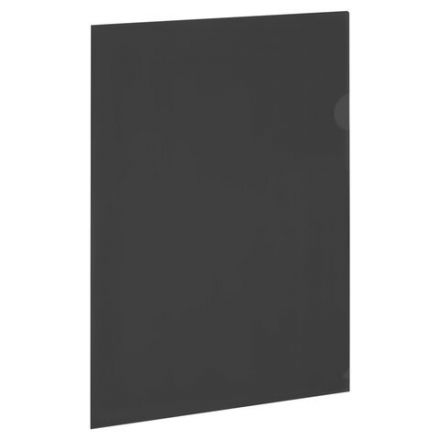 Папка-уголок прозрачная А4 BRAUBERG UNIVERSAL, черная, 0,10 мм, со штрихкодом, 273046 Папка-уголок прозрачная А4 BRAUBERG UNIVERSAL, черная, 0,10 мм, со штрихкодом, 273046