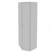 Riva Угловой гардероб с дверью А.ГБ-3 Серый 600*600*1980 Riva Угловой гардероб с дверью А.ГБ-3 Серый 600*600*1980