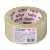 Клейкая лента упаковочная, 50 мм х 66 м, прозрачная, УСИЛЕННАЯ, МОРОЗОСТОЙКАЯ, толщина 50 микрон, ОФИСМАГ, 440111 Клейкая лента упаковочная, 50 мм х 66 м, прозрачная, УСИЛЕННАЯ, МОРОЗОСТОЙКАЯ, толщина 50 микрон, ОФИСМАГ, 440111