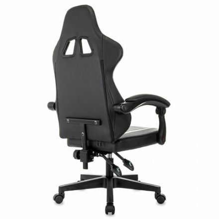 Кресло компьютерное BRABIX "Shooter GM-123", 2 подушки, экокожа, черное/белое, 533191 Кресло компьютерное BRABIX "Shooter GM-123", 2 подушки, экокожа, черное/белое, 533191