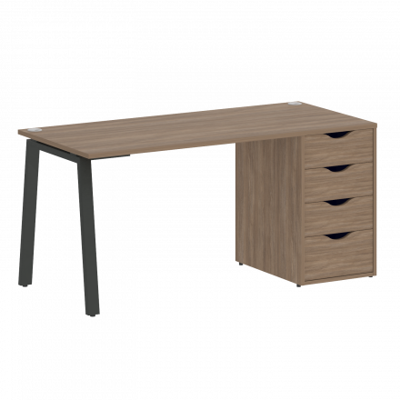 Home Office Стол письменный VR.SP-3-158.4.A Дуб аризона/Антрацит металл 1580*720*750